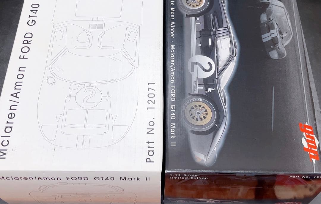 GMP 1/12 1966 Ford GT40 MkII #2優勝　≠ 1/18