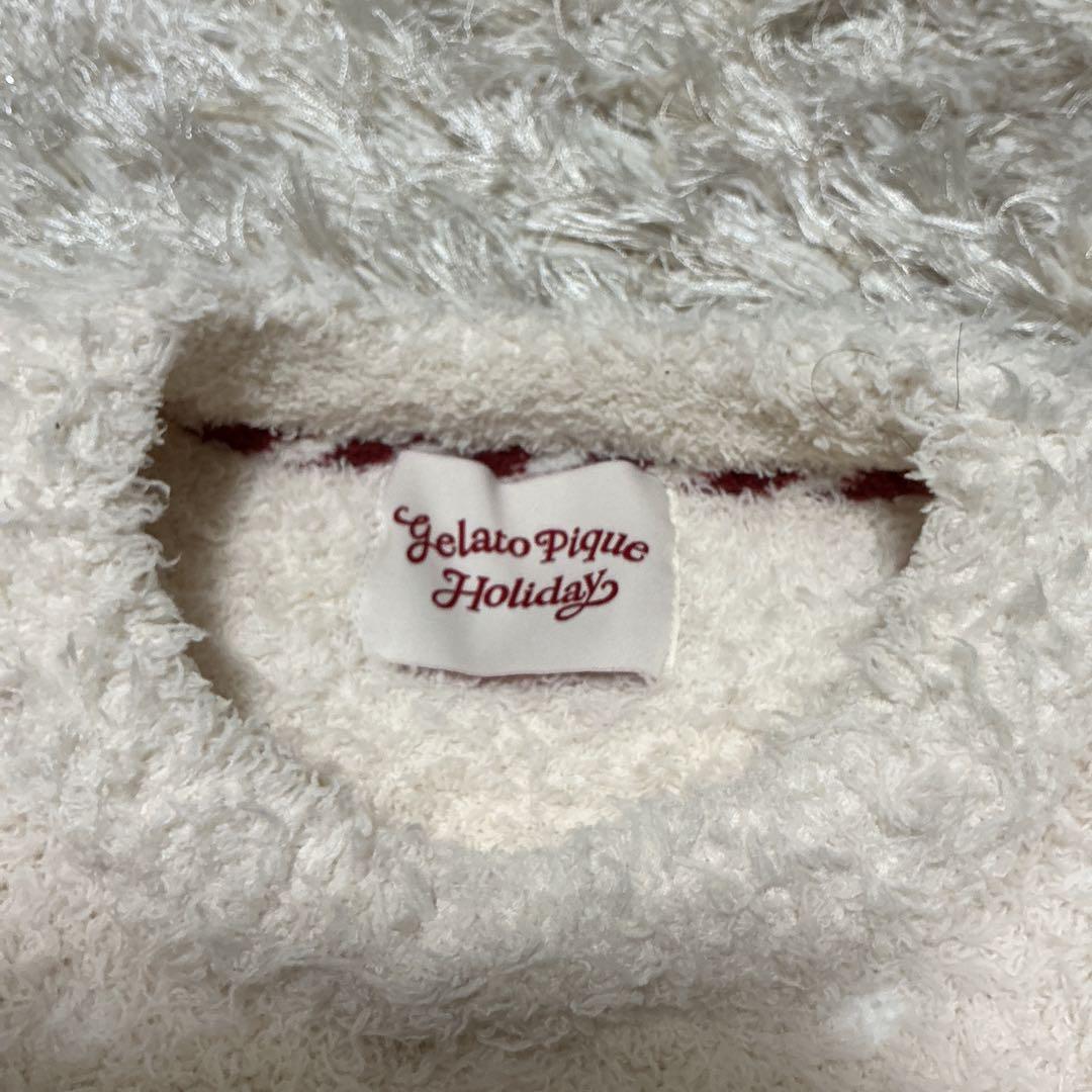 【HOLIDAY】スノーベア ジャガード トップス白 新品未使用 ジェラートピケ