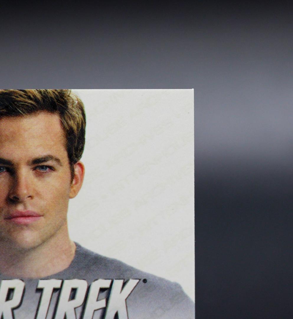 スタートレック　star trek　クリス　パイン　サイン カード