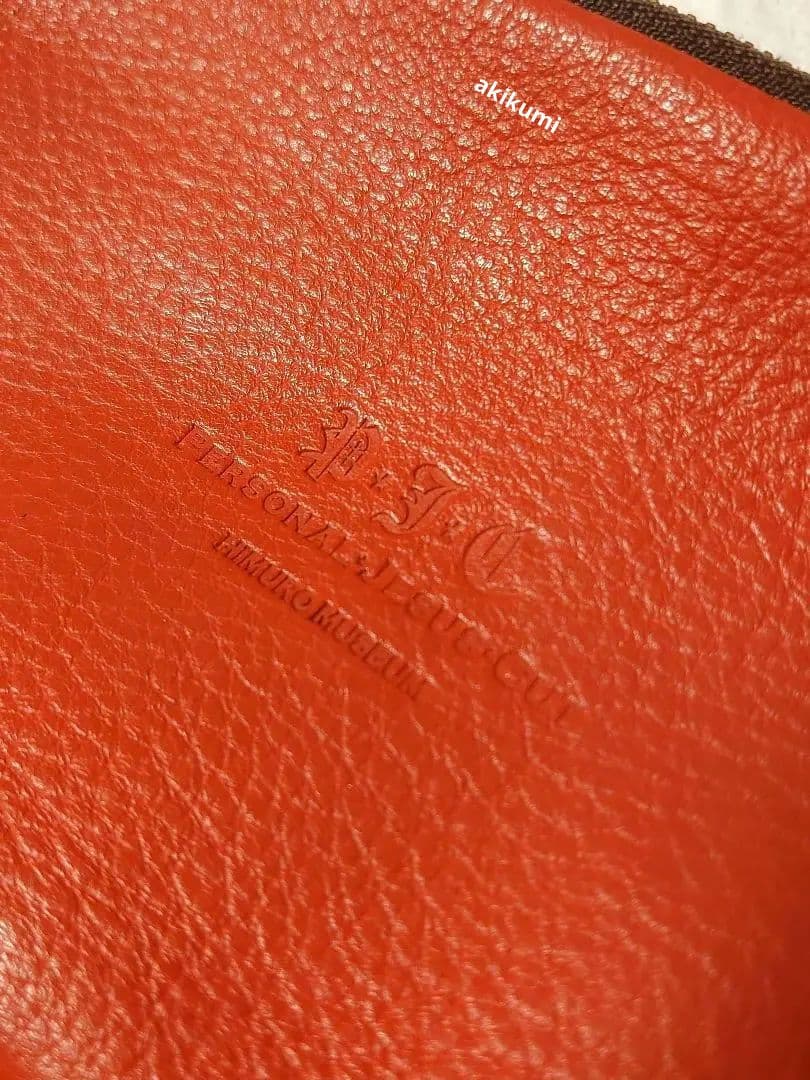 ☆ 氷室京介 PERSONAL JESUS CUT レザーポーチL レッド 氷室京介