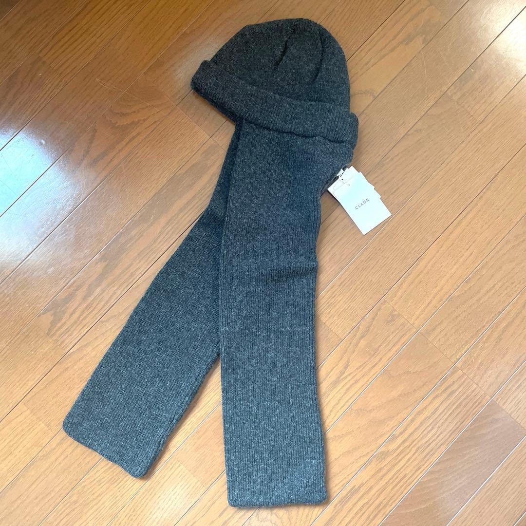CLANE マフラーニットキャップ