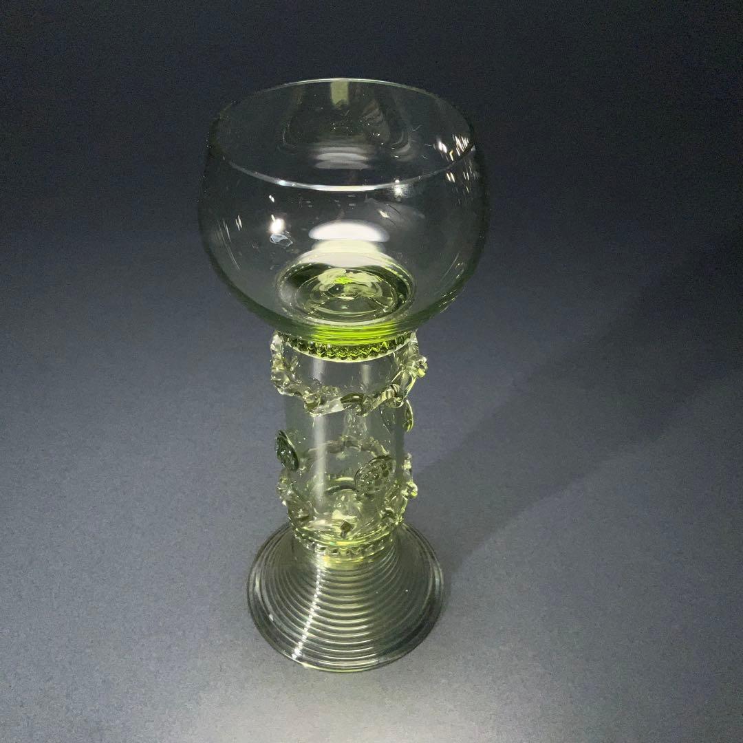 希少】アンティークグラス レーマーグラス グリーン R1331ダI