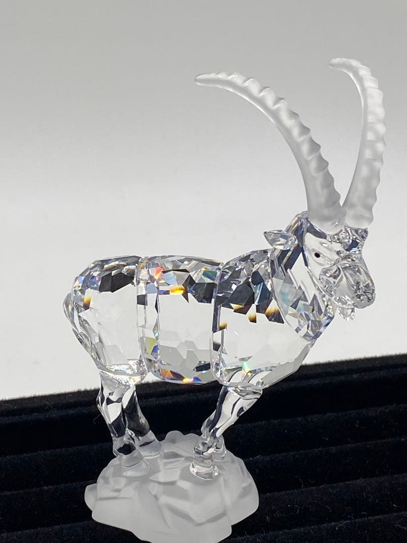 廃盤】スワロフスキー 山ヤギ オブジェ 【公式通販】 箱付き