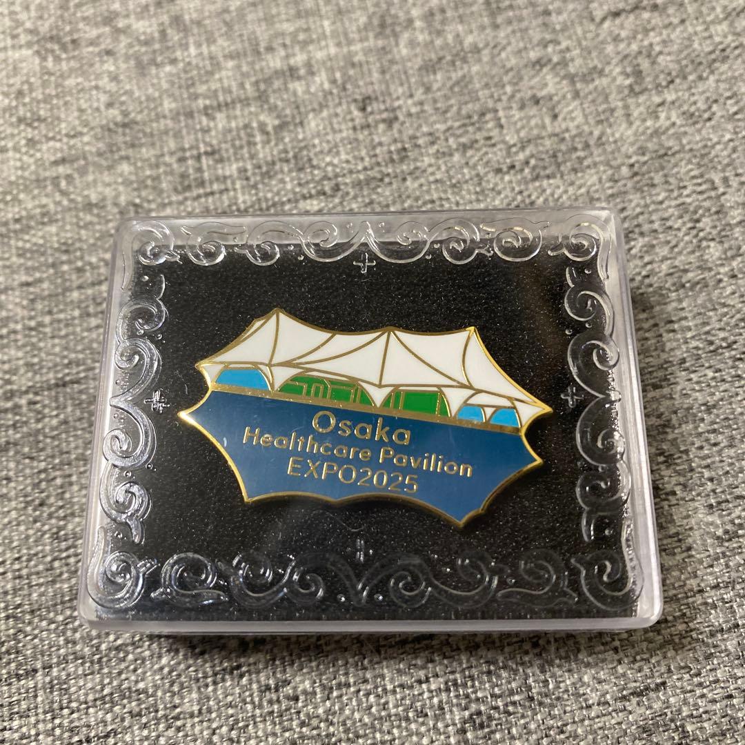 非売品】激レア 大阪・関西万博 大阪ヘルスケアパビリオンピンバッジ