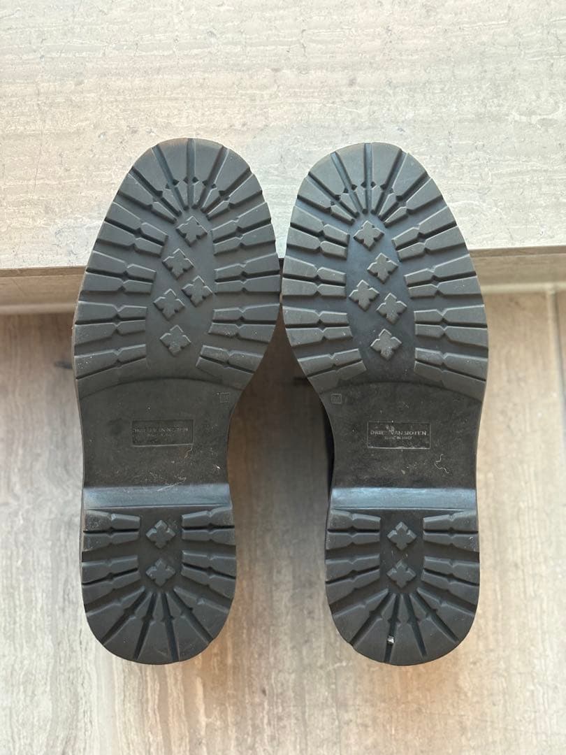 【本人期】DRIES VAN NOTEN 厚底 レザーシューズ 40 黒 青山店