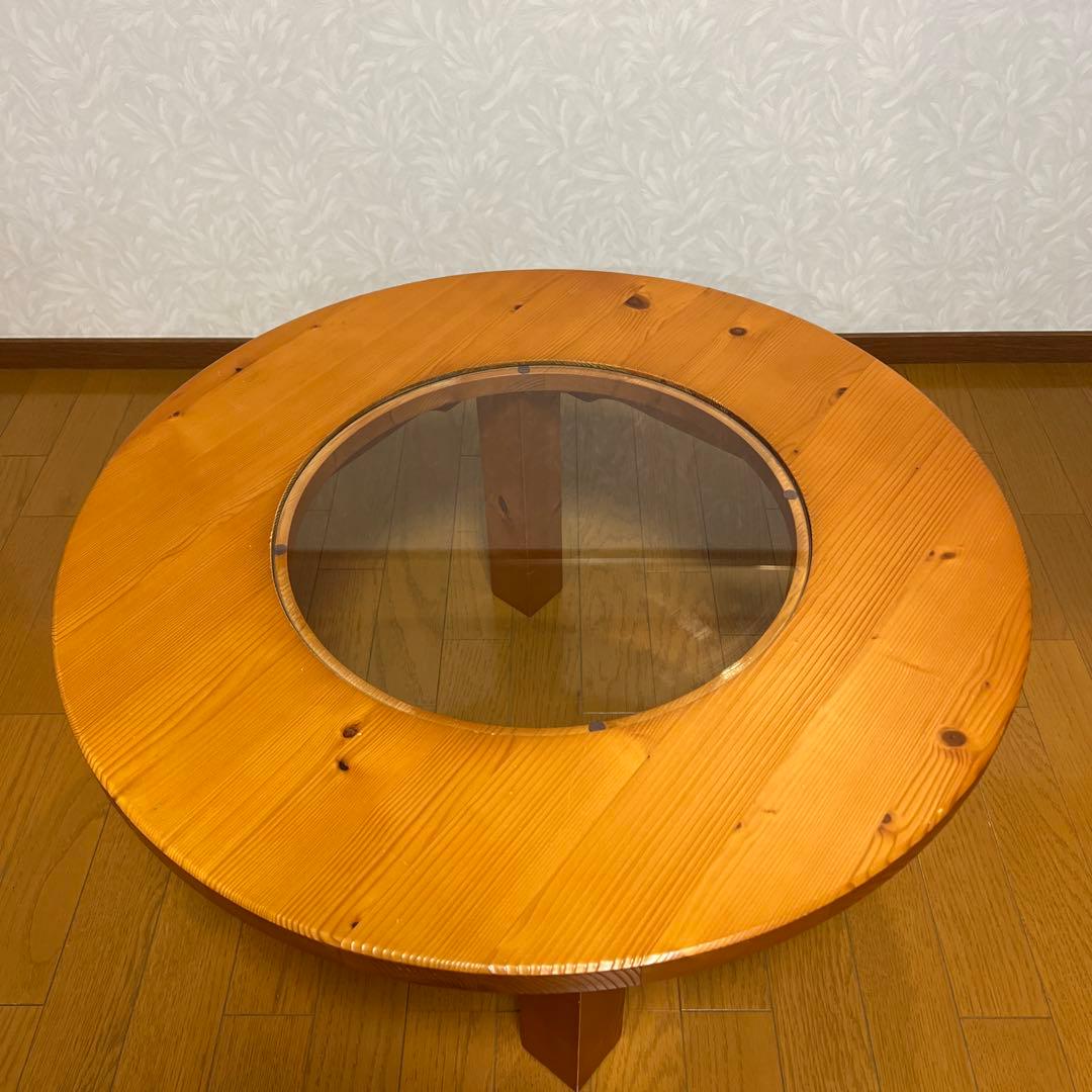 nn様専用 小泉産業株式会社 コイズミ 木製 テーブル ガラス ミドル