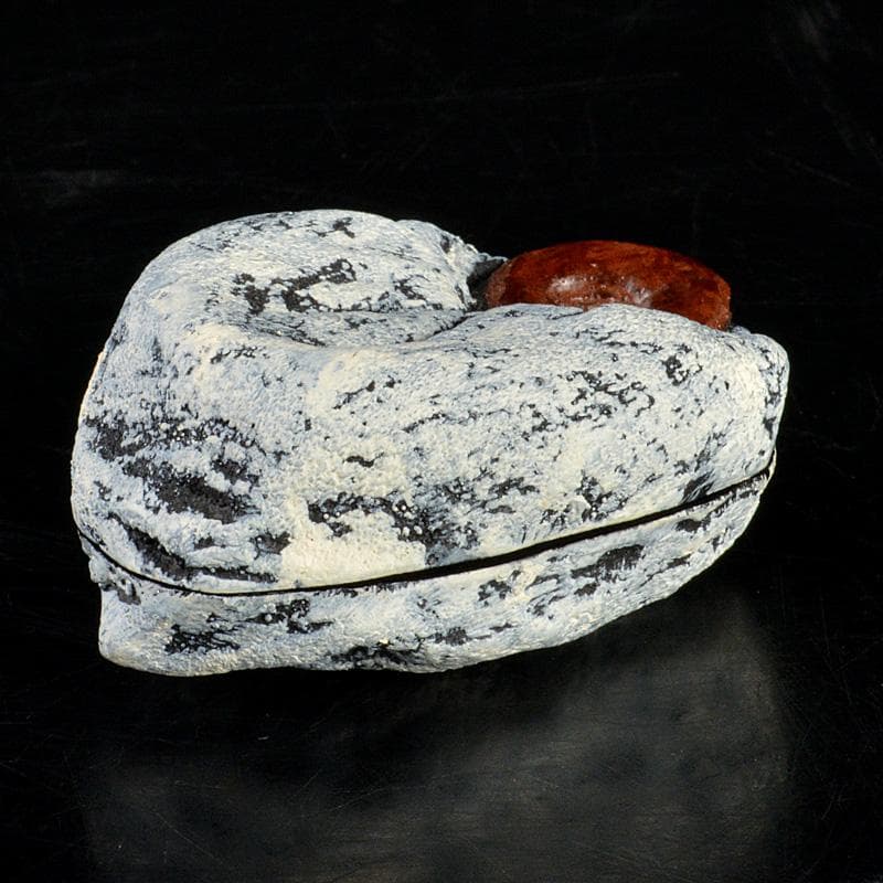 茶道具　乾漆　干柿　香合　時代箱　V　6223