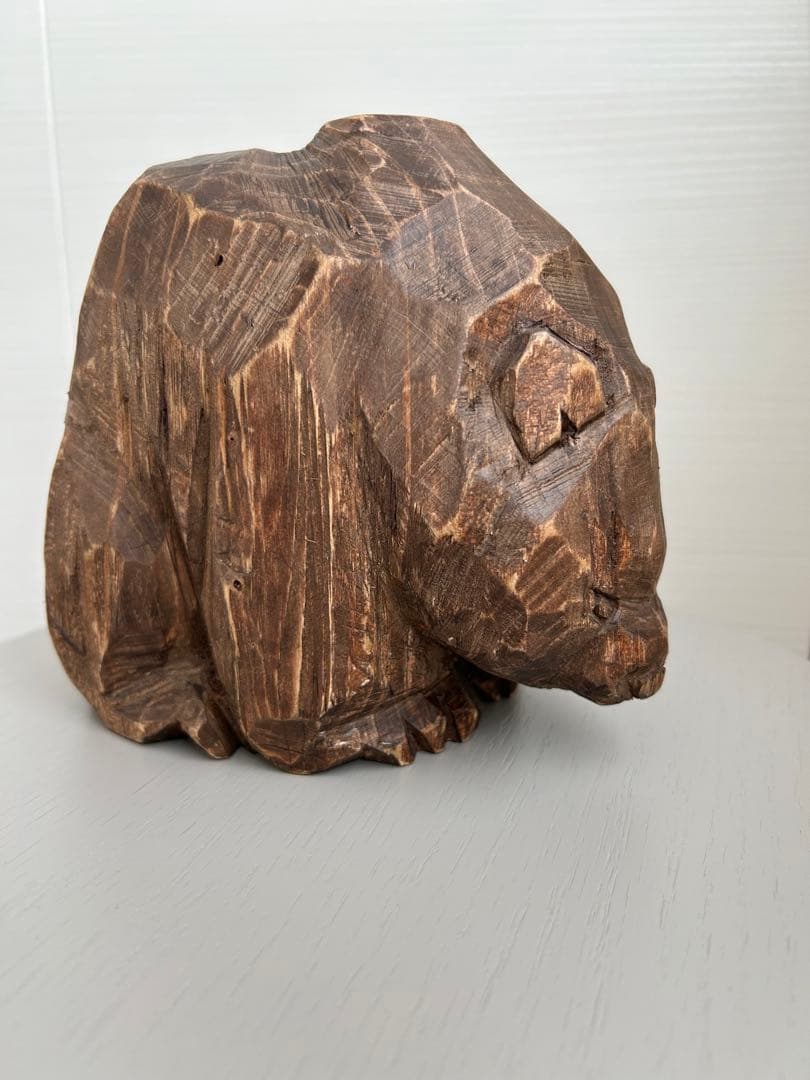 吉田マホガニー ／ 翠帆 木彫り