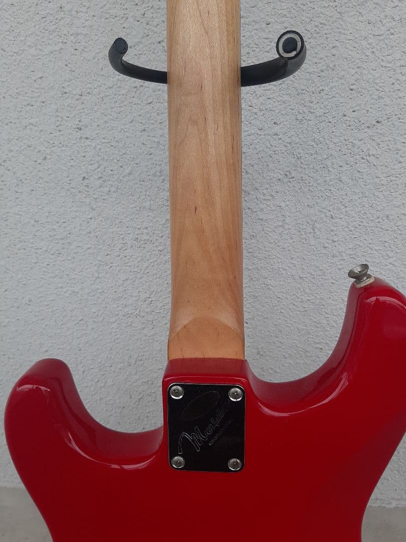 最終値下げ世界に1本AIYストラトタイプギターSSS赤完全調整済ノイズレス