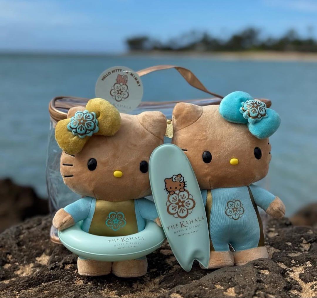 ハローキティ ミミィ 50周年 カハラ限定 日焼け サーフィンセット