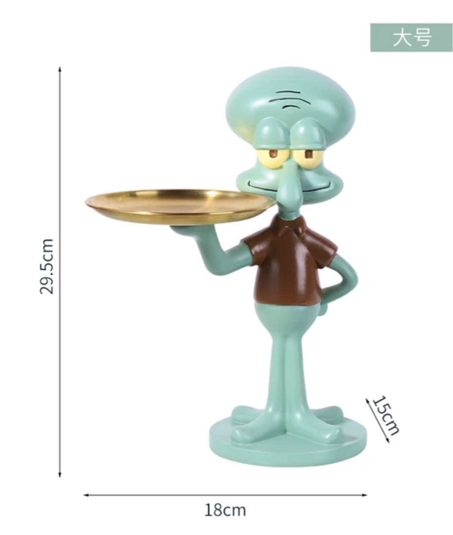 スポンジ・ボブ イカルド フィギュア 収納 キーラック ジュエリー