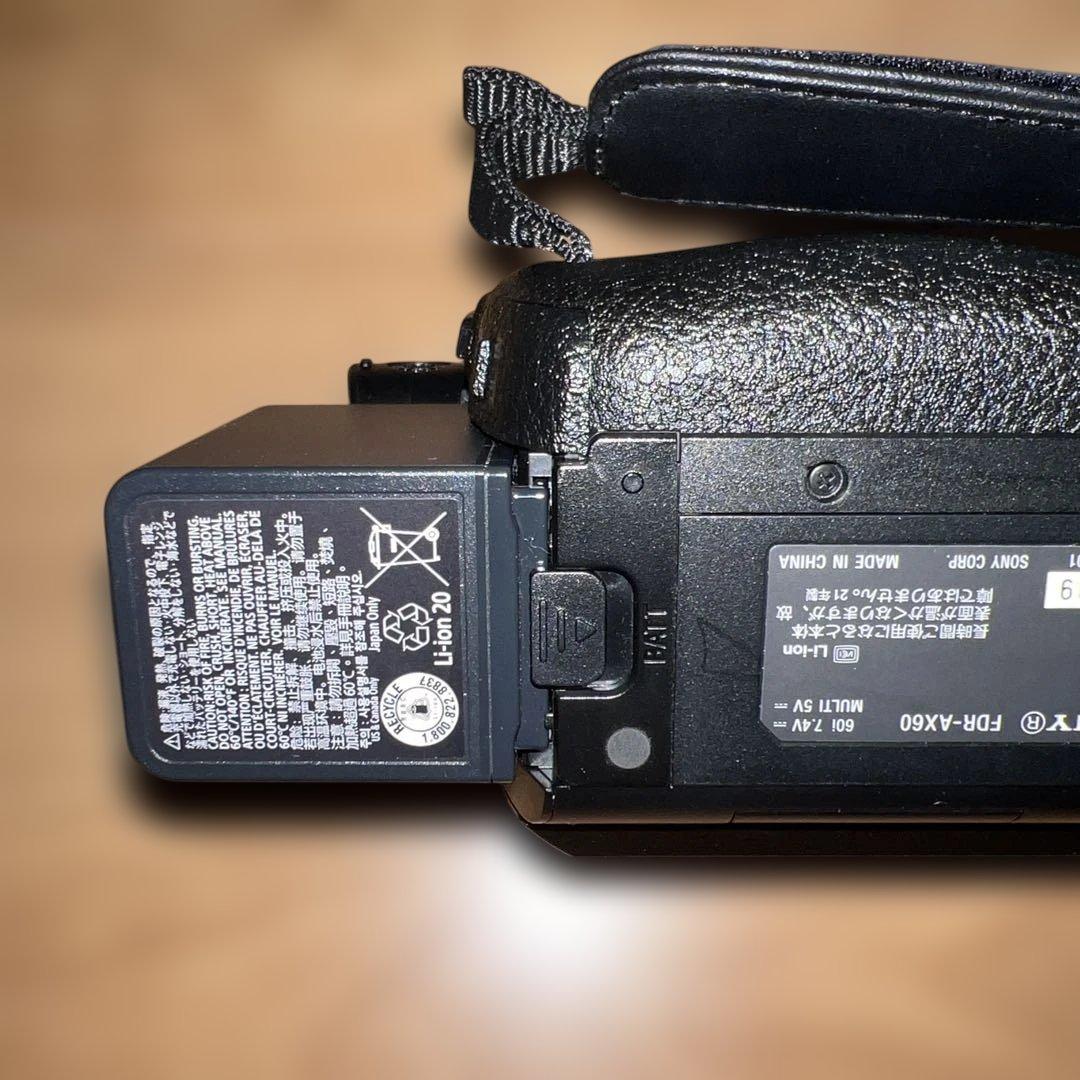 SONY 4K ビデオカメラ FDR-AX60 本体