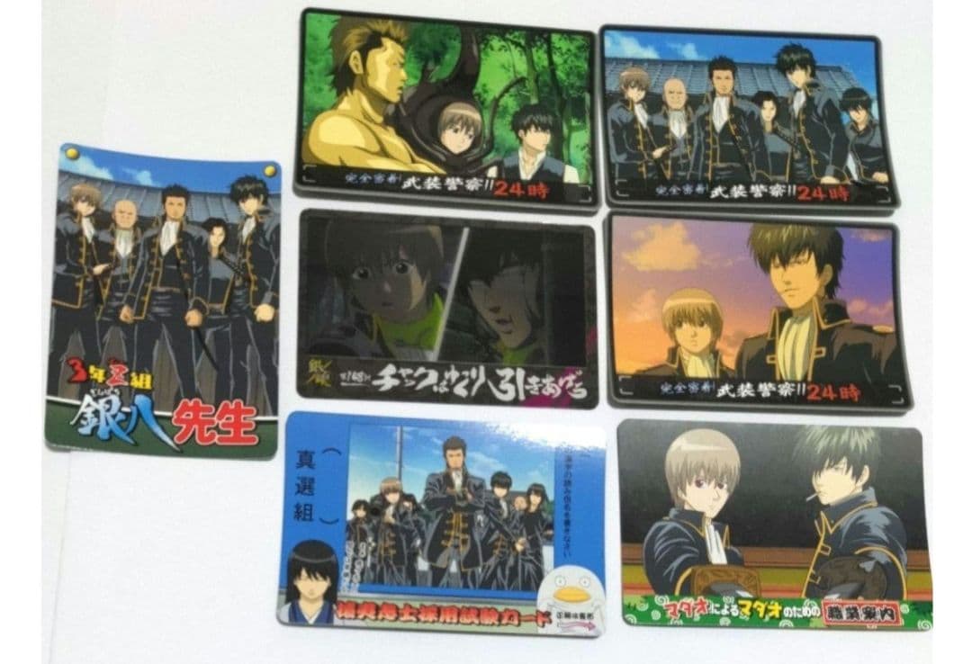 銀魂 カード まとめ売り 箔押し クリアカード カードガム