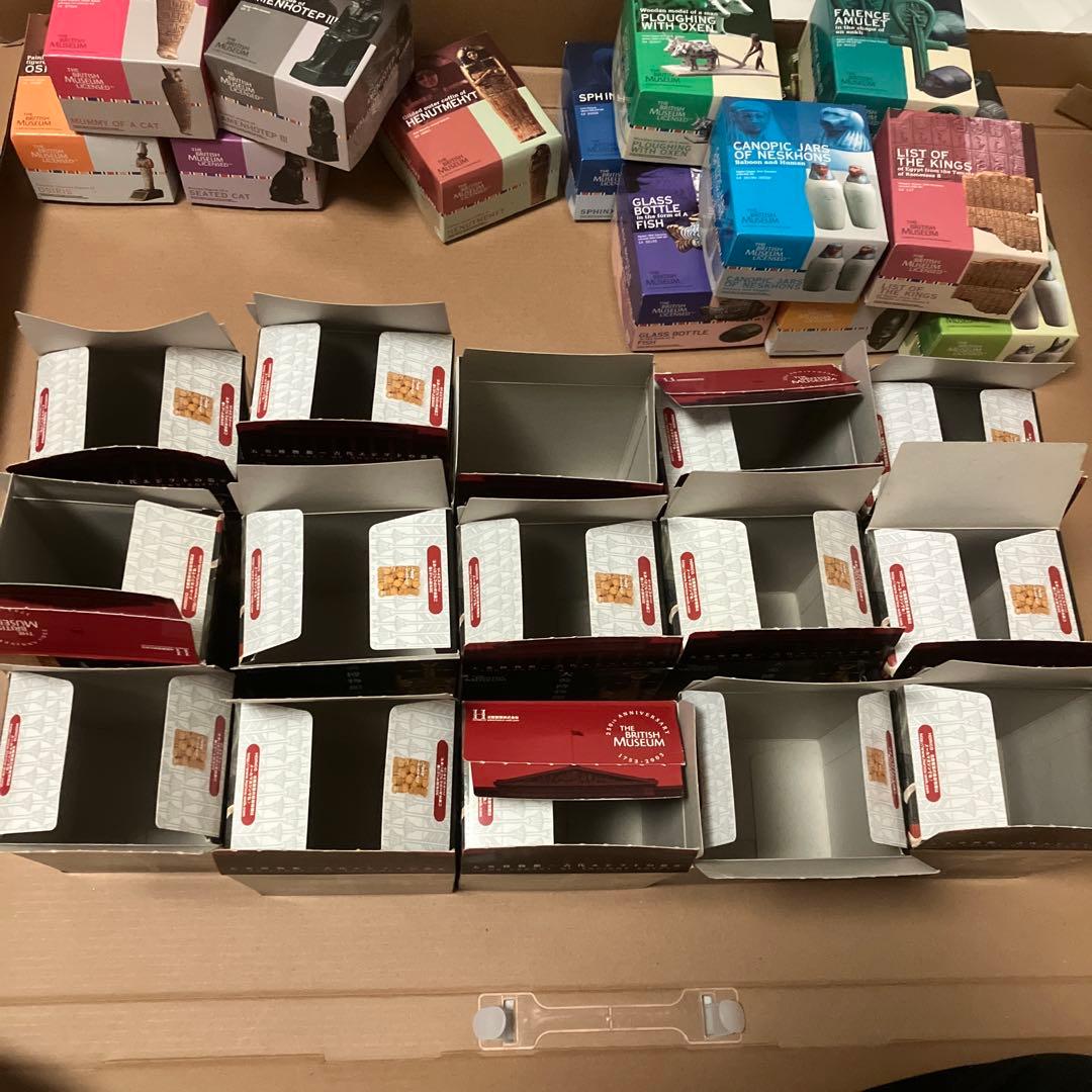 海洋堂　大英博物館　至宝展　古代エジプトの遺産　ミニチュア　全15種類