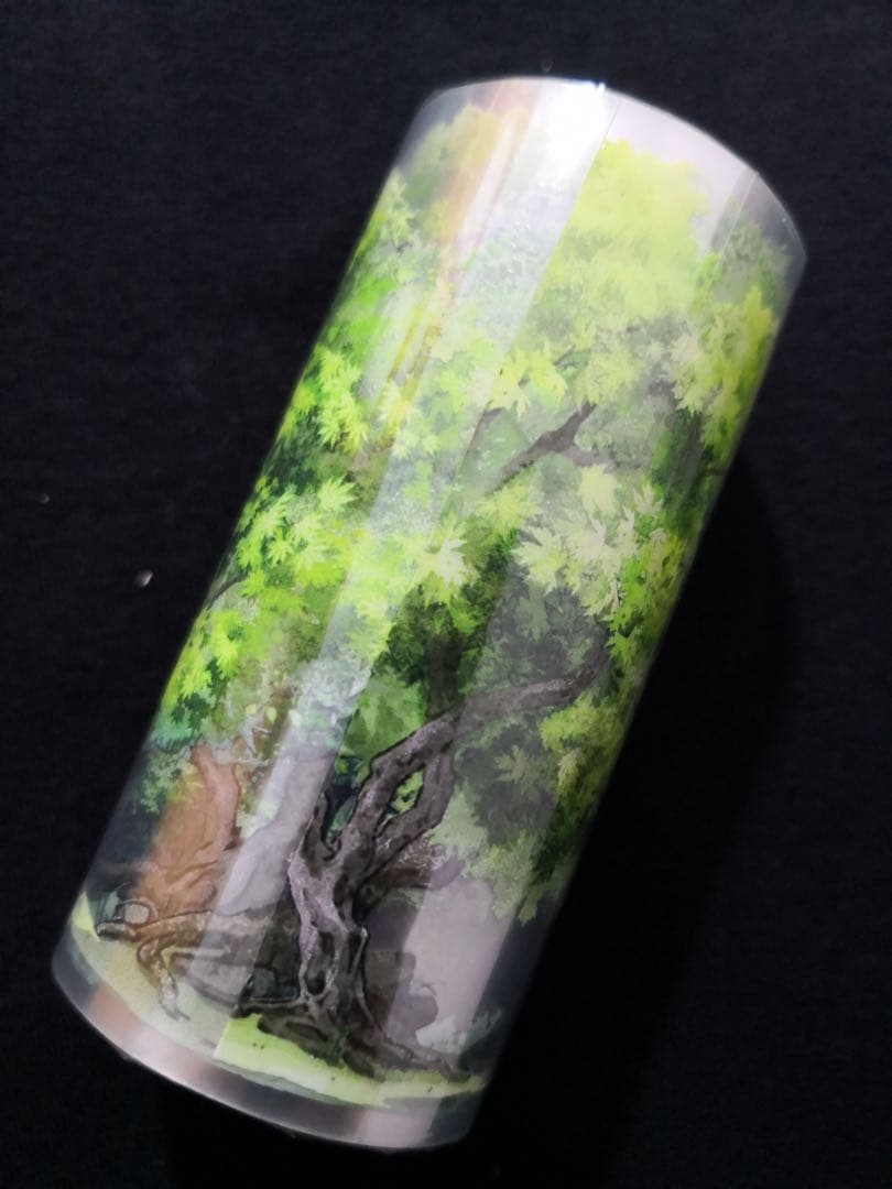 8364】海外 マステ 5m巻売り PETマスキングテープ 木 8318】海外