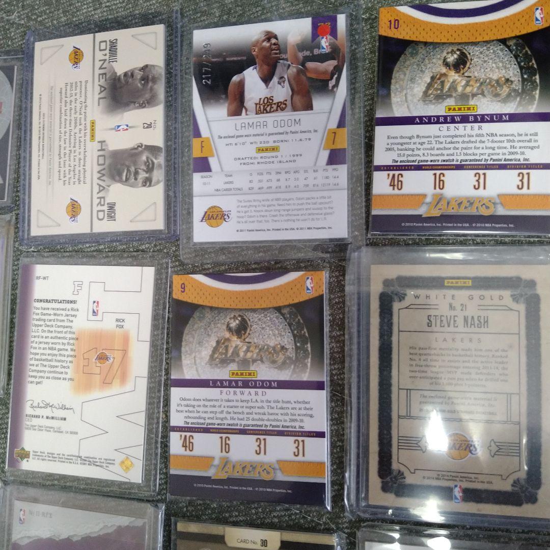 NBA00sレイカーズカード（ジャージ、サイン） 23枚セット