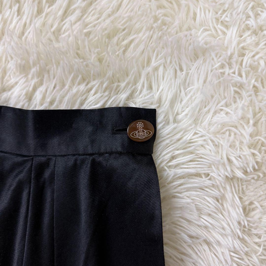 美品♡Lサイズ♡シルク混♡ヴィヴィアンウエストウッド プリーツ スカート