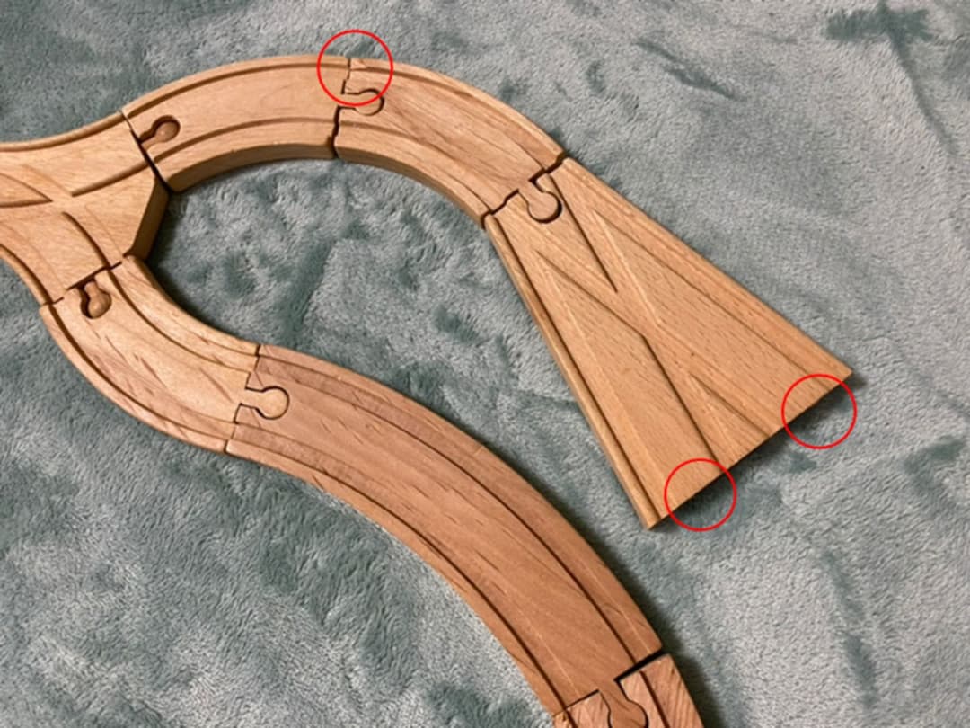 値引き応相談・木のレールセット+列車セット