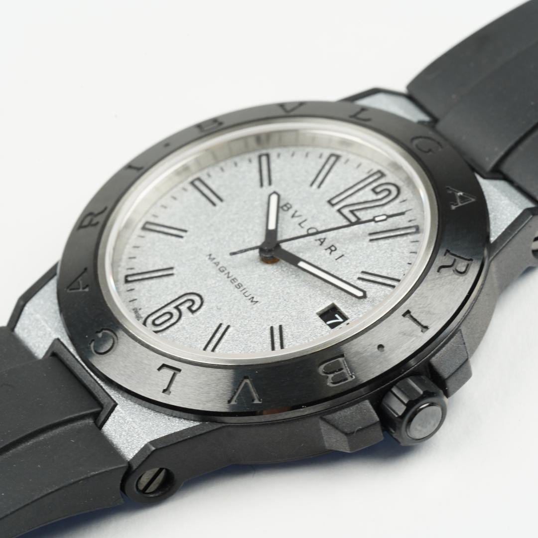 【良品】ブルガリ ディアゴノ マグネシウム DG41SMC 自動巻き メンズ