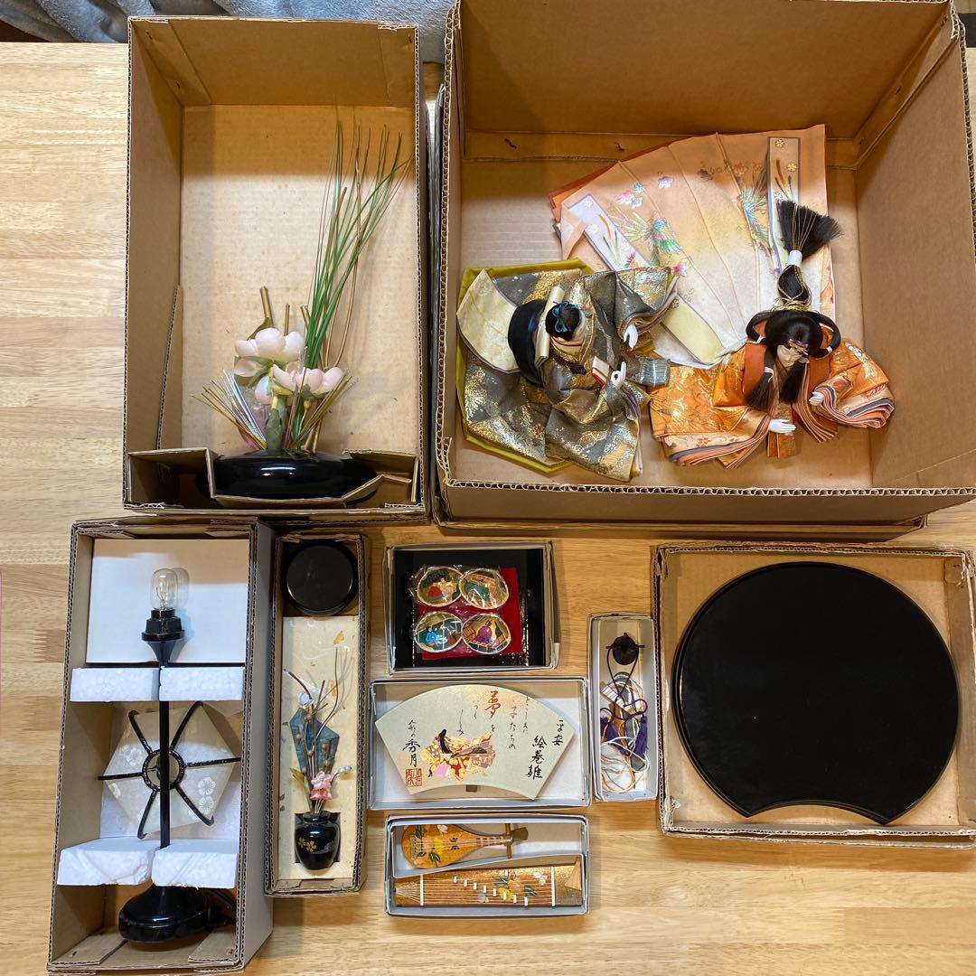 ①親王飾り　秀月　雛人形　【台なし】