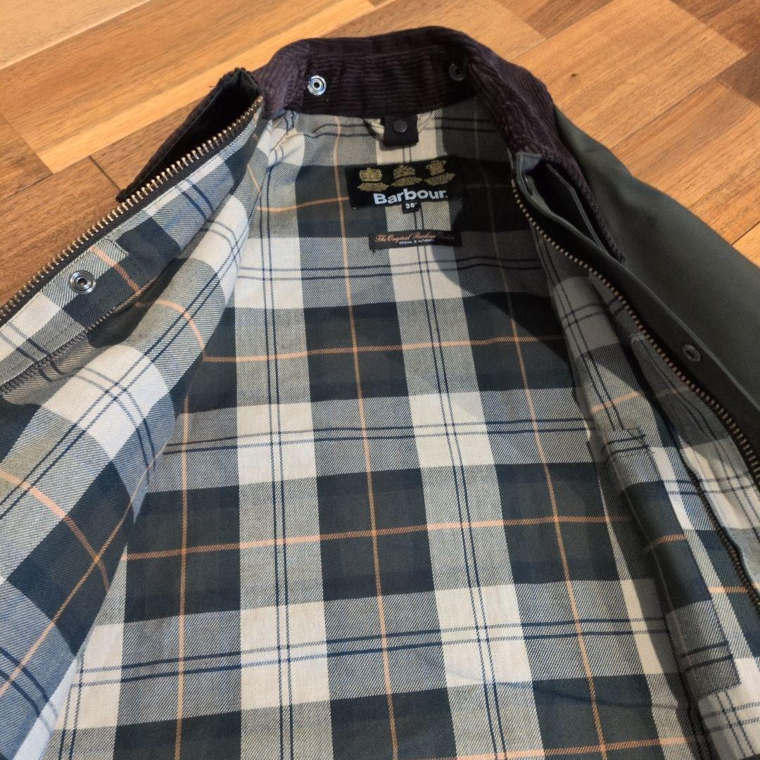 Barbour ダークグリーン ジャケット 38\"
