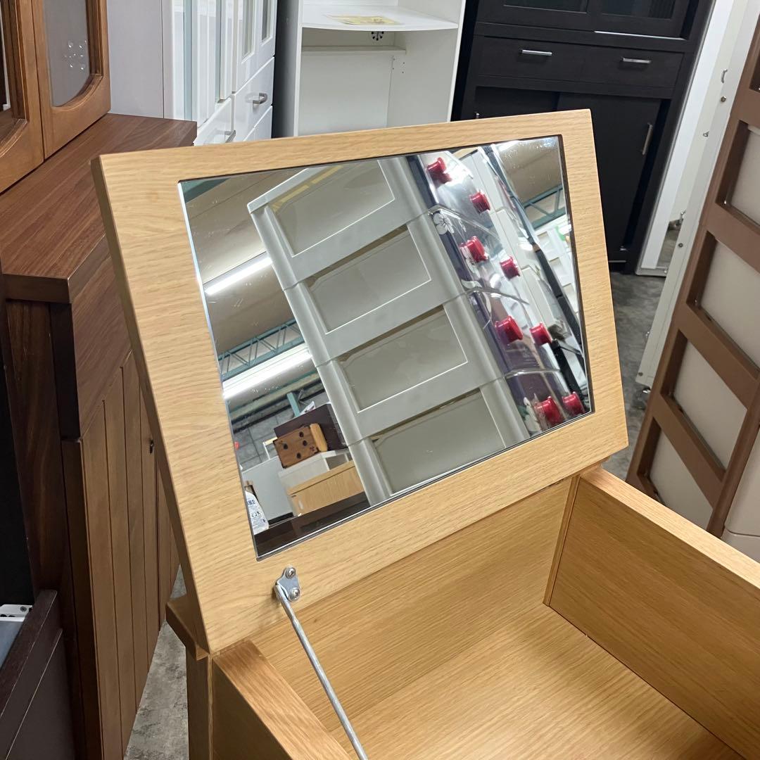 MUJI 無印良品 ドレッサー スツール付き オーク材