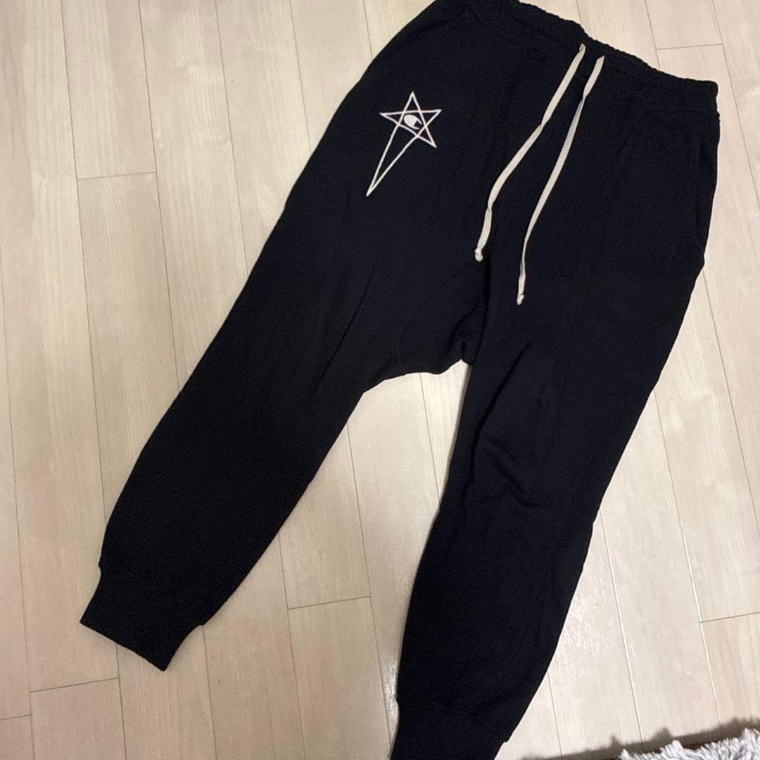 RickOwens×Champion サルエルスウェットパンツ