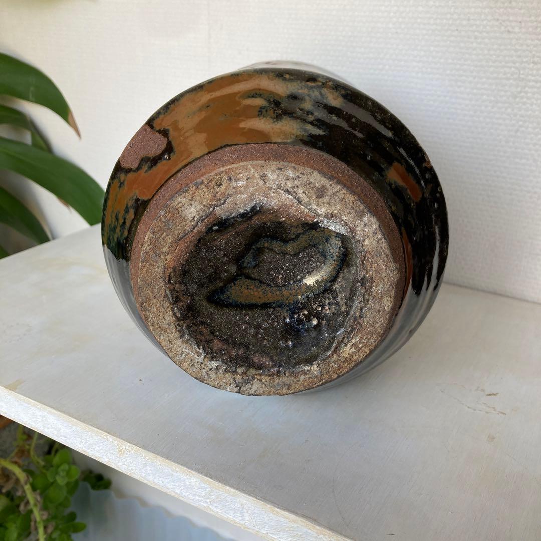 人間国宝　濱田庄司　花瓶　民藝　傑作　浜田庄司　黍文