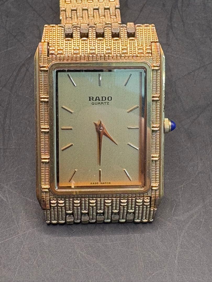 アンティークRADO クォーツ 腕時計 ゴールド