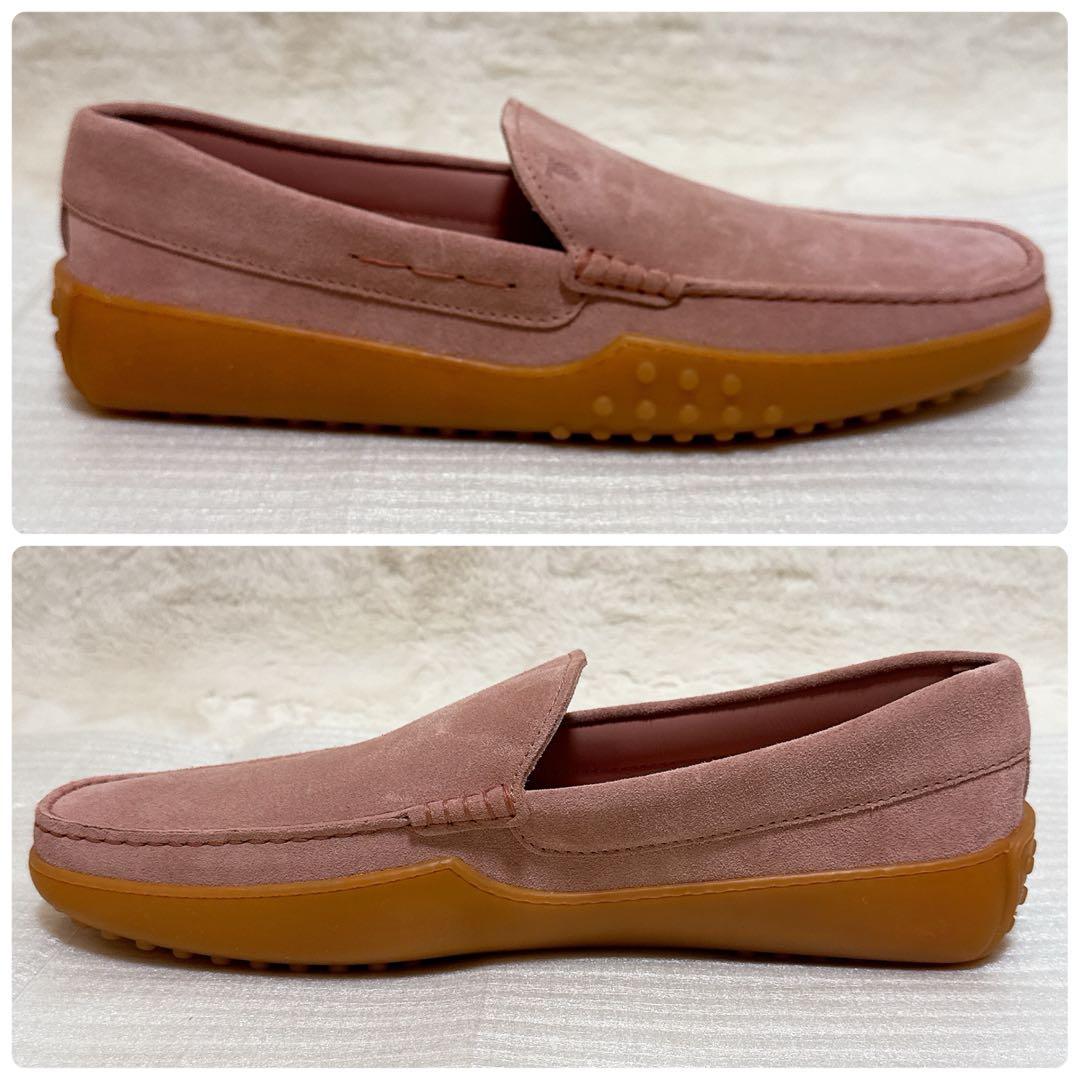 極美品✨ トッズ ゴンミーニ ドライビングシューズ 29cm スエード ピンク