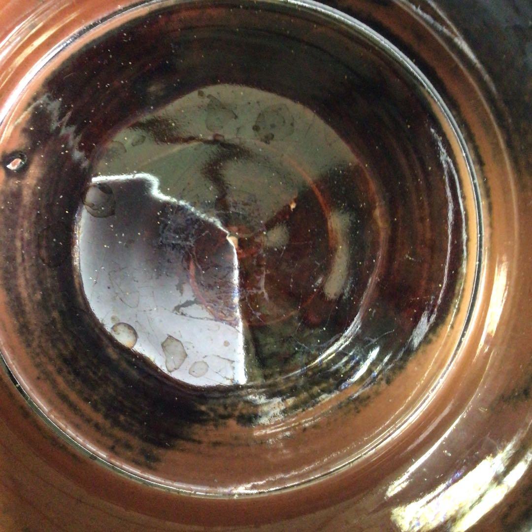 R414 水指 『加藤陶芳造』『大徳寺 松長剛山 箱書』『古瀬戸水指