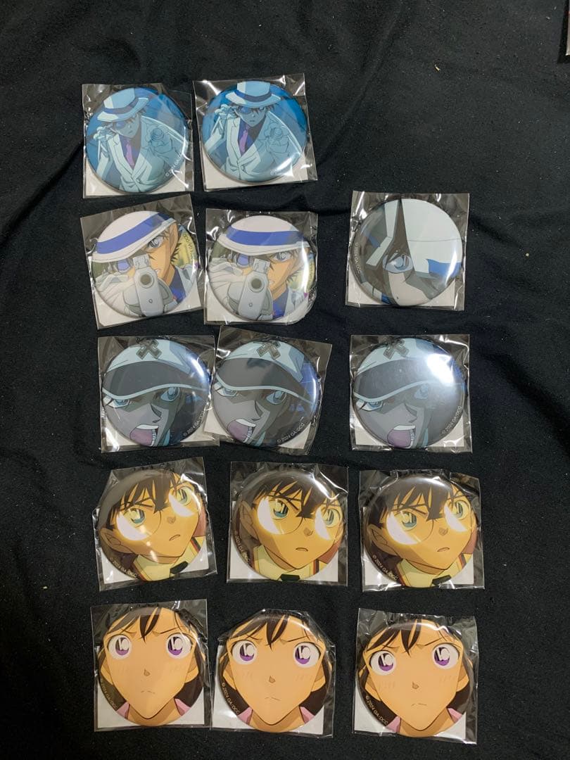 名探偵コナン コナンプラザ 100万ドルの五稜星 限定缶バッジ 全種セット