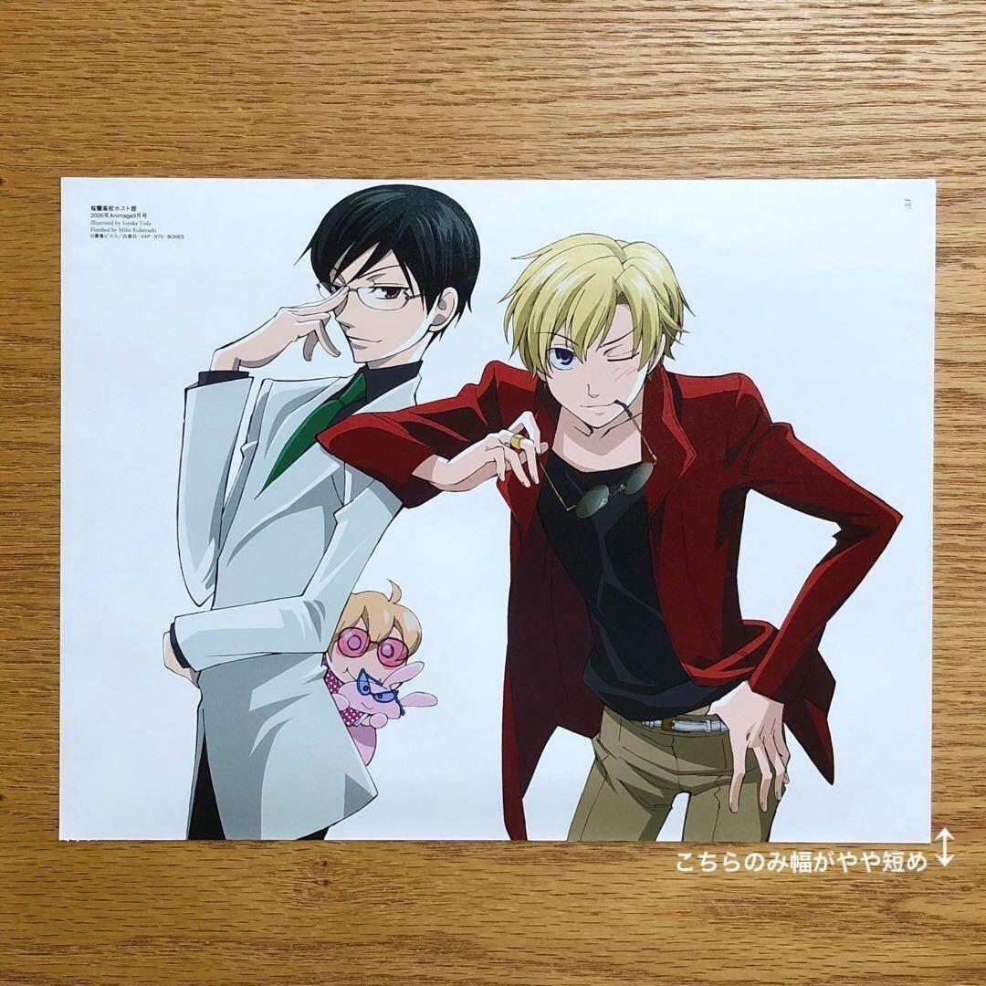 桜蘭高校ホスト部 ポスター ストラップ 付録DVD まとめ売り 須王環 鳳鏡夜