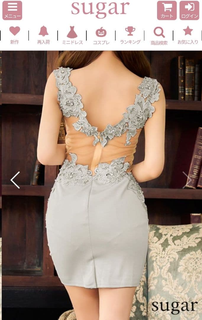 年末セール最終値下げ!!!ANGEL R フラワー刺繍 ミニドレス Mサイズ