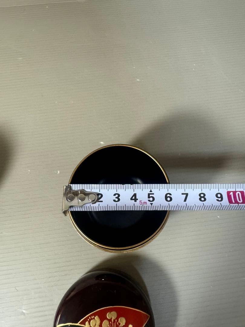 2384 茶道具 中棗 なつめ 2客 扇面 金彩 K14046042