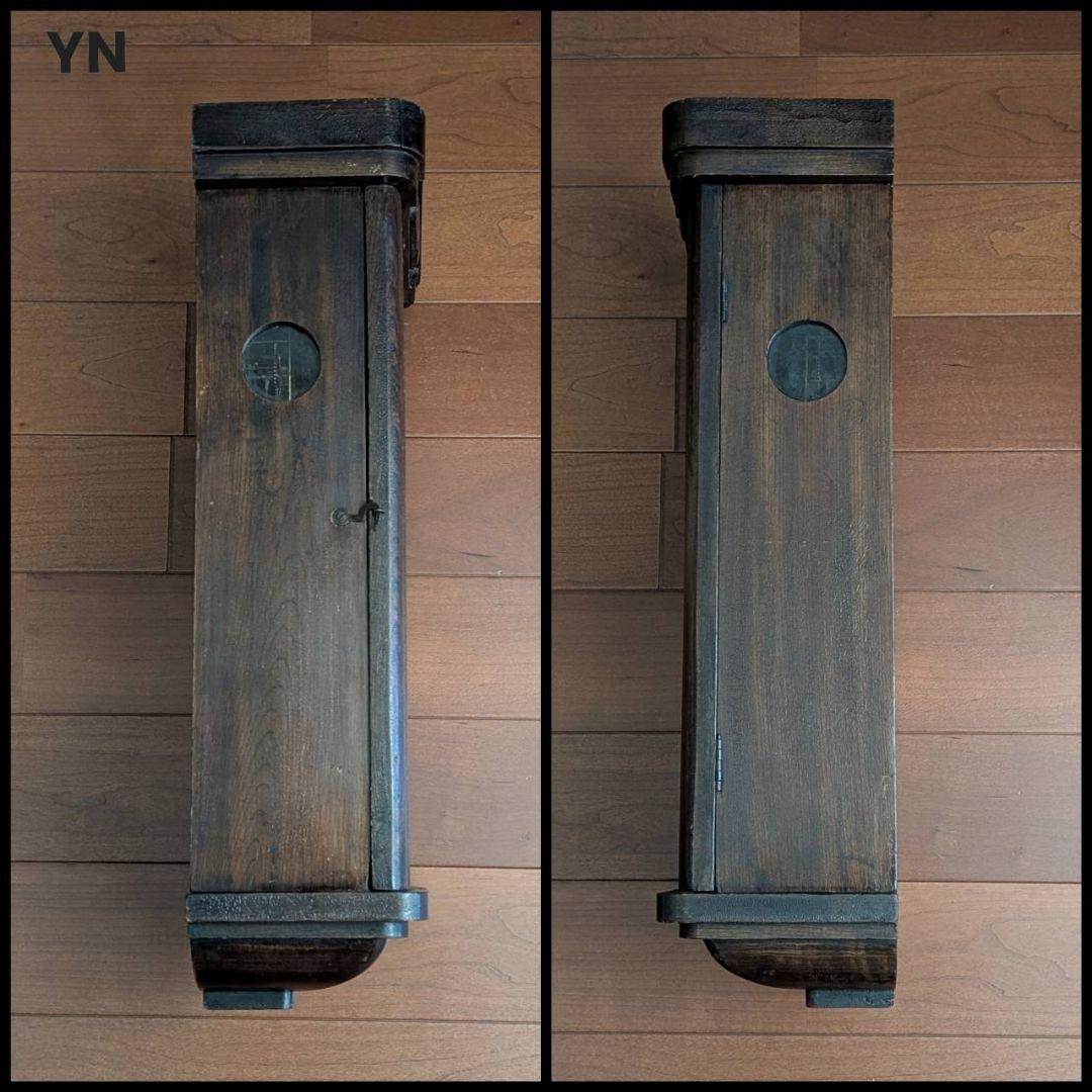 古時計　アンティーク掛時計　宮型掛時計　振り子時計