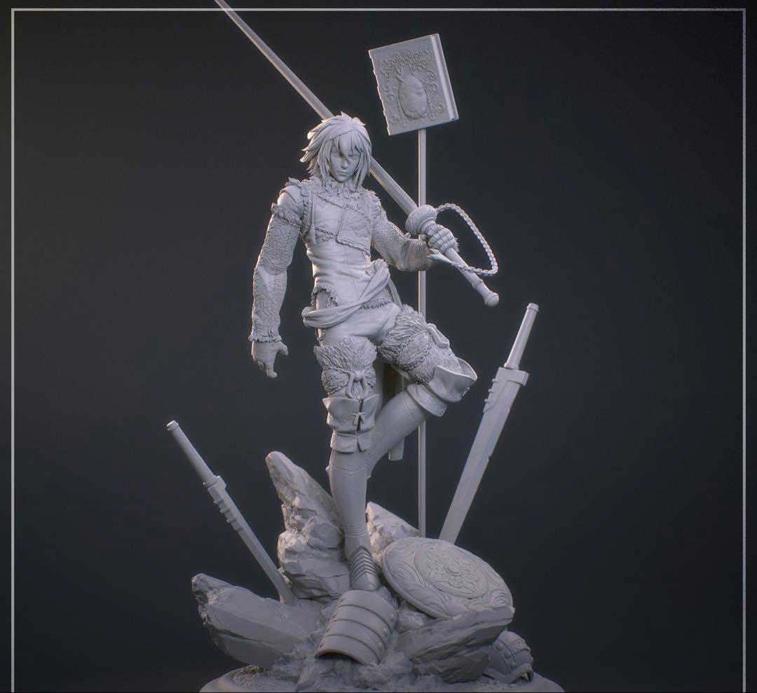 NIER 美男子　ガレージキット　ニーア　ガレキ　未塗装未組立　1/7スケール