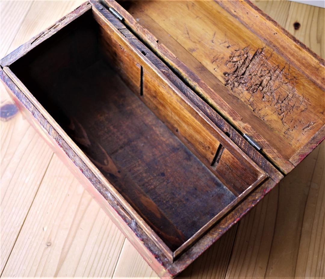 赤塗木箱 バニティージュエリーボックス 双喜吉祥図案 祝結婚記念 中国