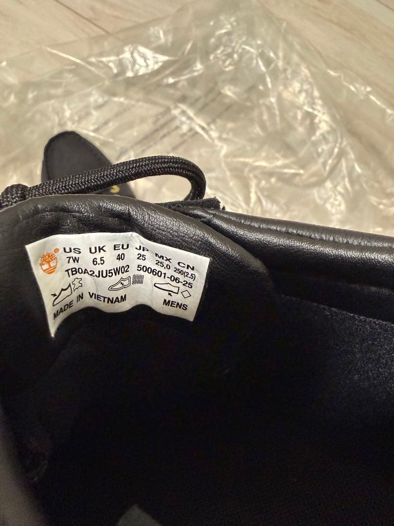 timberland ヘリテージ GTX モックトゥ ミッド ブラック25cm