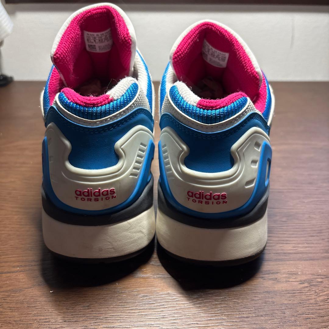 adidas TORSION ZX ホワイト/ブルー/ピンク