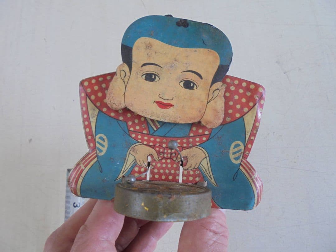 AKa6702 福助 ブリキ？ からくり 人形