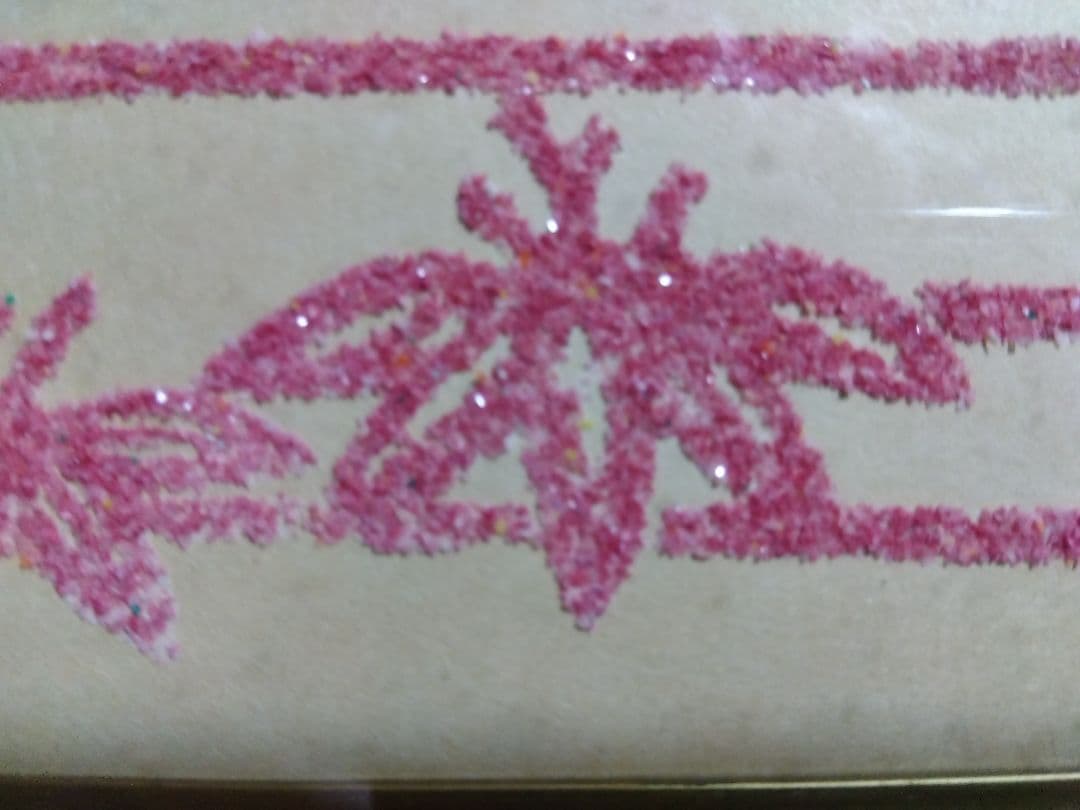 本珊瑚　沖縄　首里城　珊瑚画　珊瑚アート　額入り