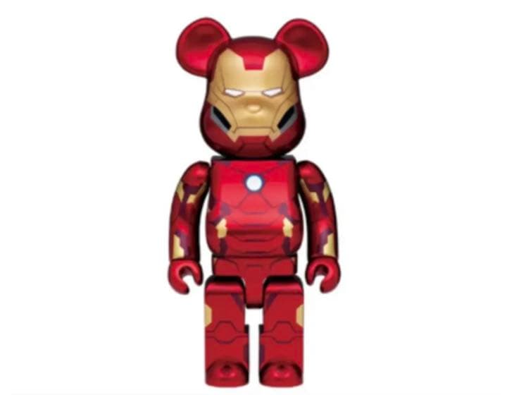 販売済み アイアンマン 400% ハッピーくじ SP賞 ベアブリック 未開封