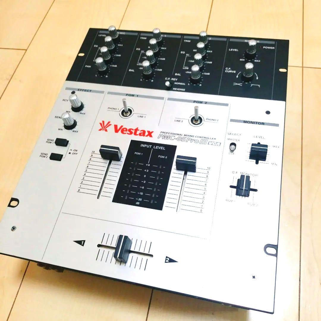 美品 Vestax PMC-05 Pro Ⅲ VCA ミキサー フェーダーメンテ