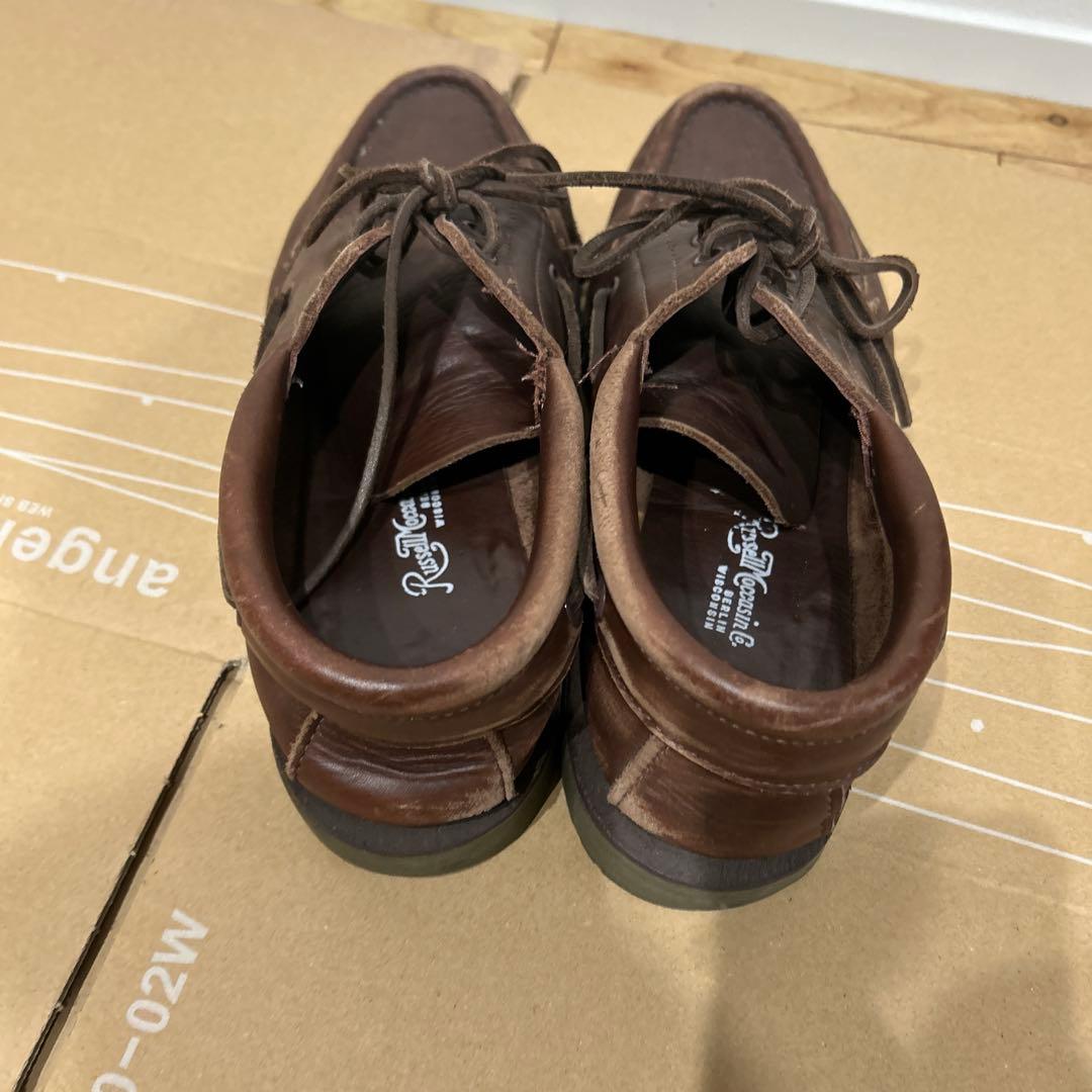 Russell Moccasin ブラウンモカシン　ローファー