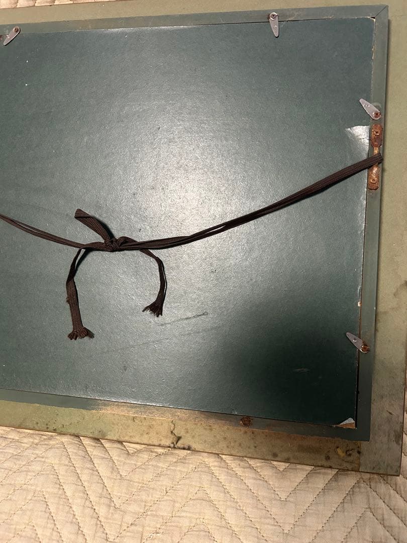 油絵　竹内敏彦　「スペインの港」　F4