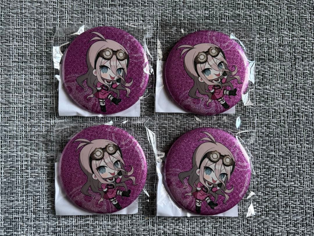 ダンガンロンパ くじ 上倉エク D賞 缶バッジ グリッター缶バッジ 入間