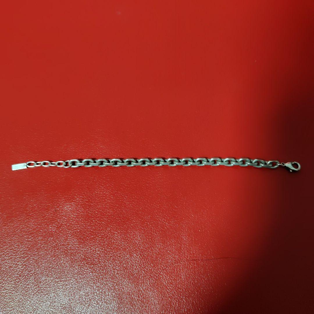 SAINT LAURENT PARIS チェーンブレスレット シルバー最終価格