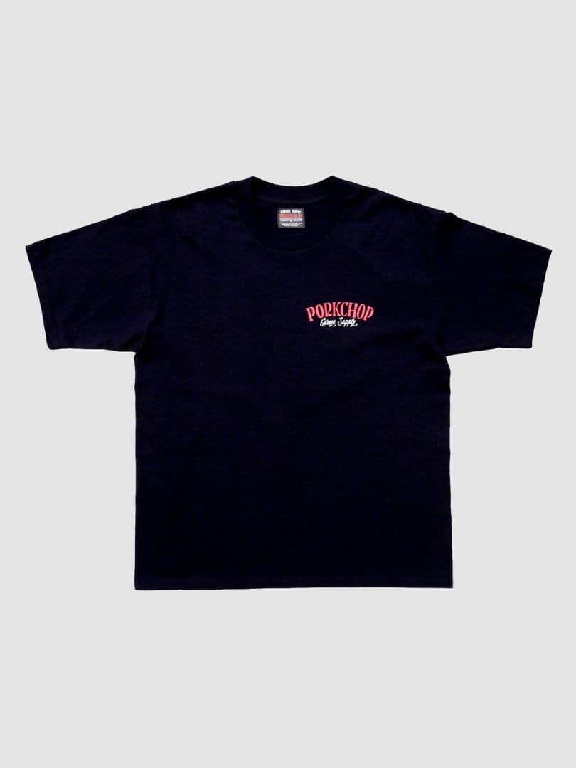 PORKCHOP PORK BACK TEE XL ブラック