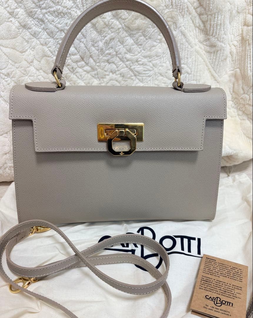 CARBOTTI カルボッティ ELENA 243 エレナ トープ バッグ